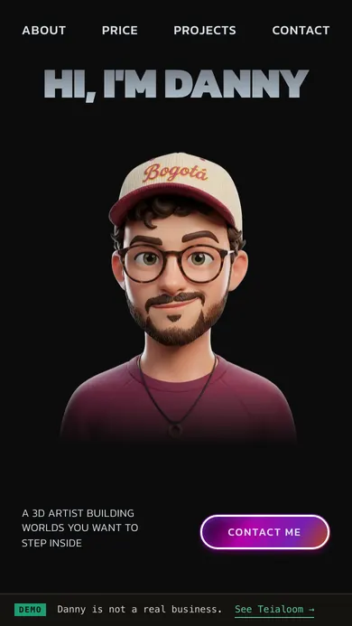 Danny. Artista 3D · Reino Unido
