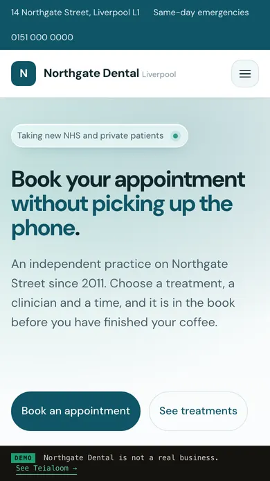 Northgate Dental. Clínica dentária · Liverpool